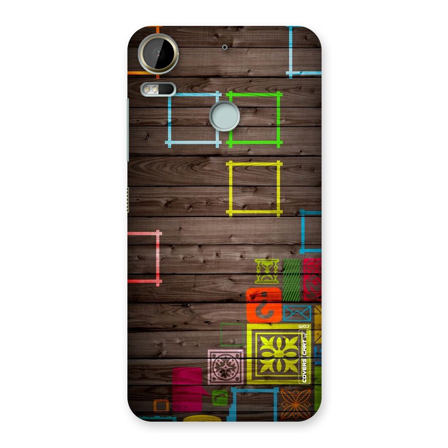 Multicolor Frame Design Back Case for Desire 10 Pro