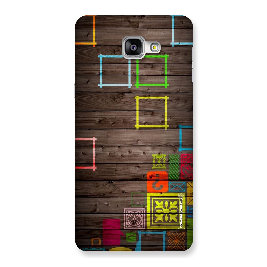 Multicolor Frame Design Back Case for Galaxy A9
