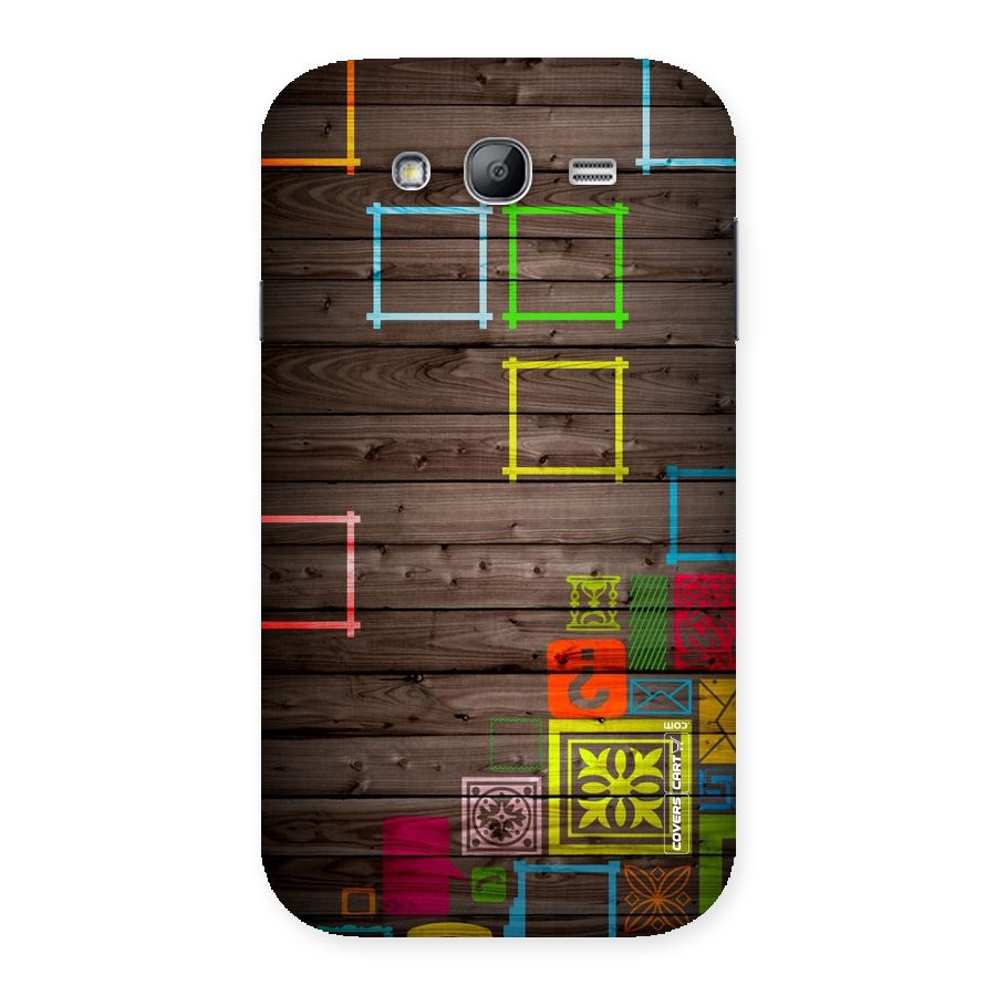 Multicolor Frame Design Back Case for Galaxy Grand