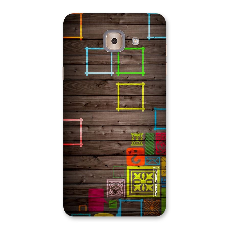 Multicolor Frame Design Back Case for Galaxy J7 Max