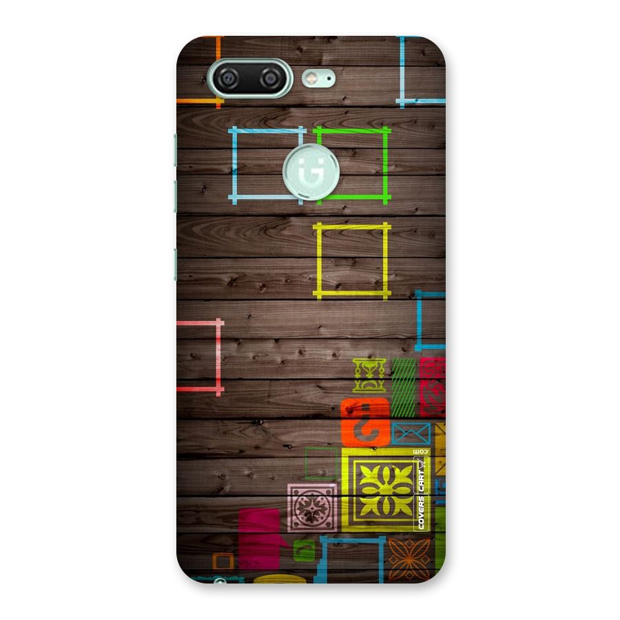 Multicolor Frame Design Back Case for Gionee S10