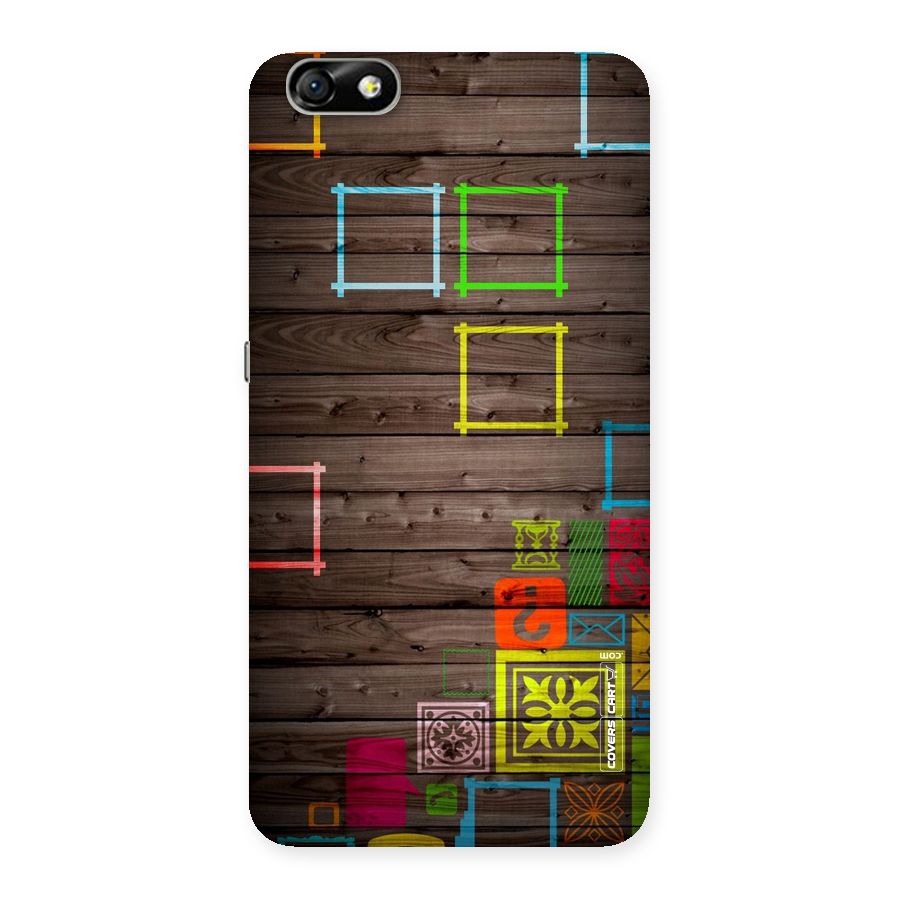 Multicolor Frame Design Back Case for Honor 4X