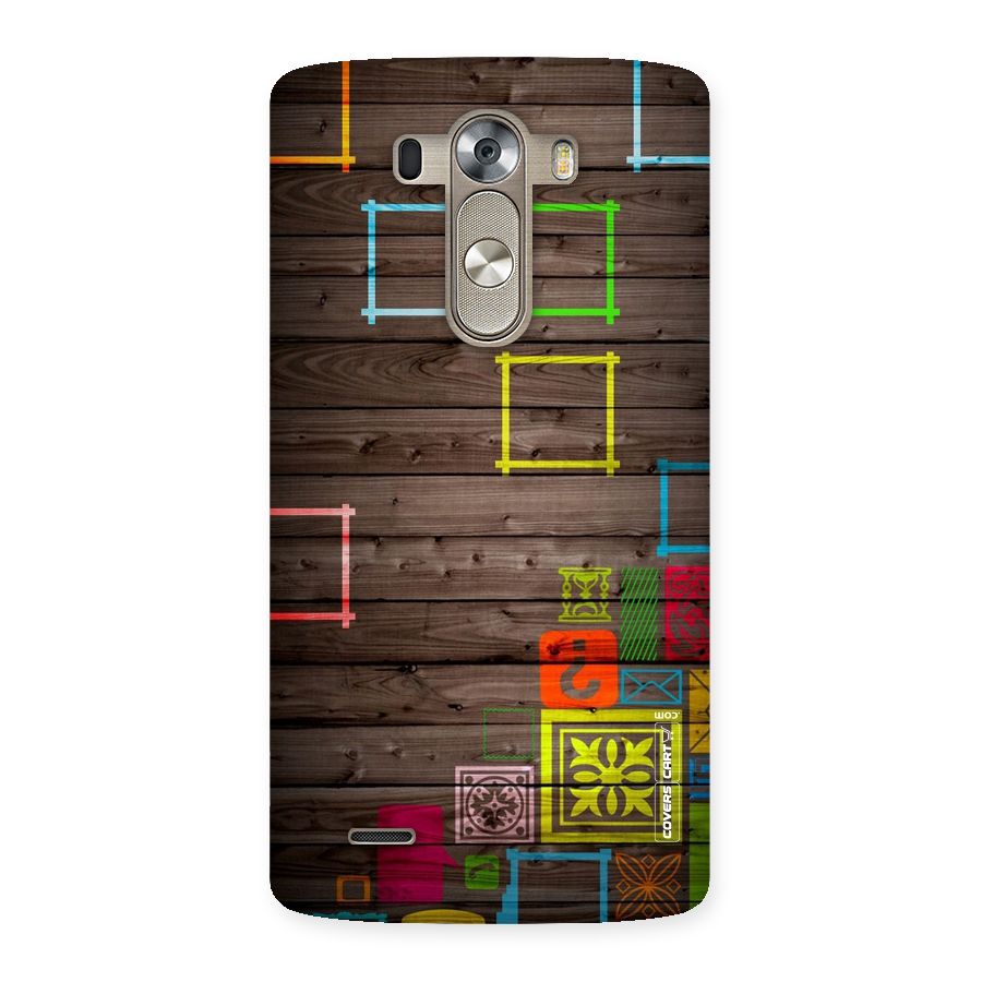 Multicolor Frame Design Back Case for LG G3