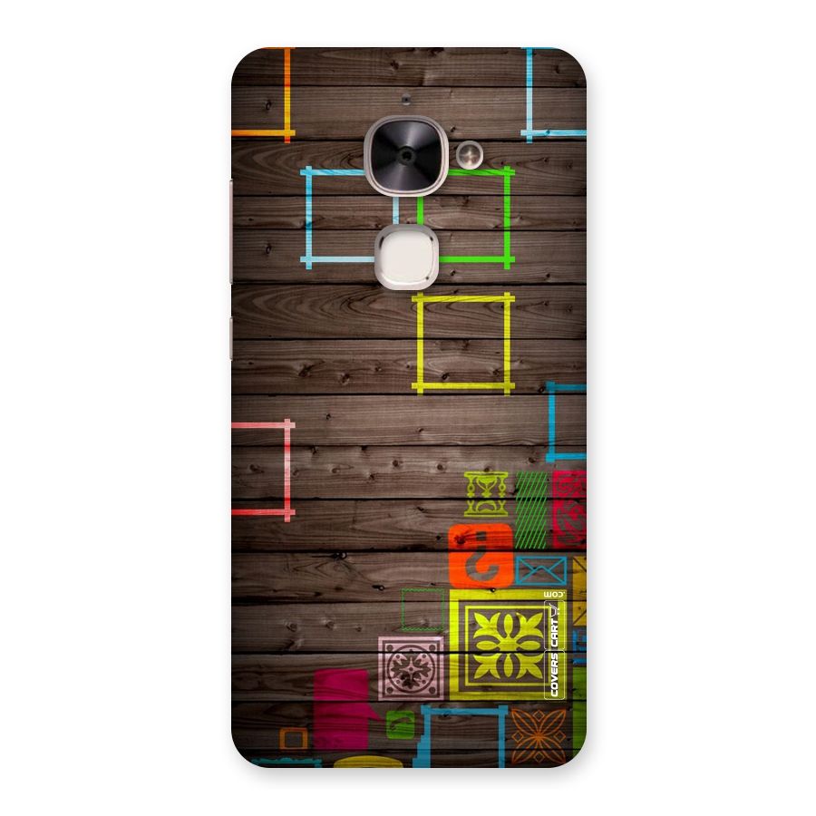 Multicolor Frame Design Back Case for Le 2