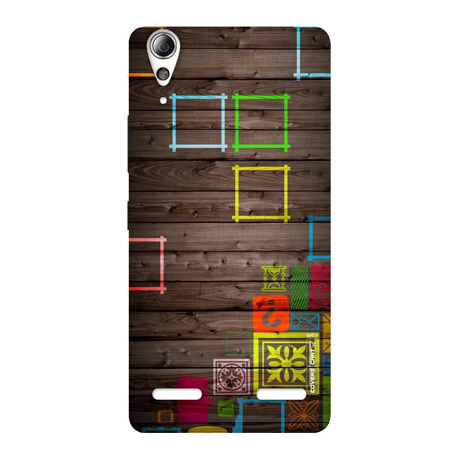Multicolor Frame Design Back Case for Lenovo A6000