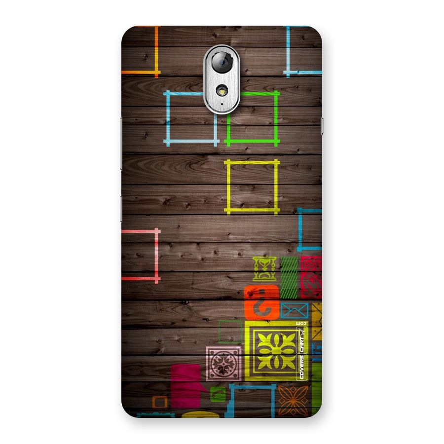 Multicolor Frame Design Back Case for Lenovo Vibe P1M