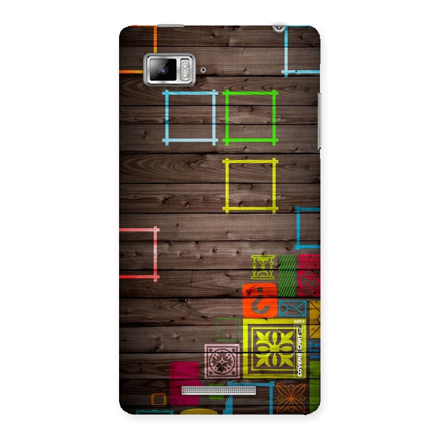 Multicolor Frame Design Back Case for Lenovo Vibe Z K910