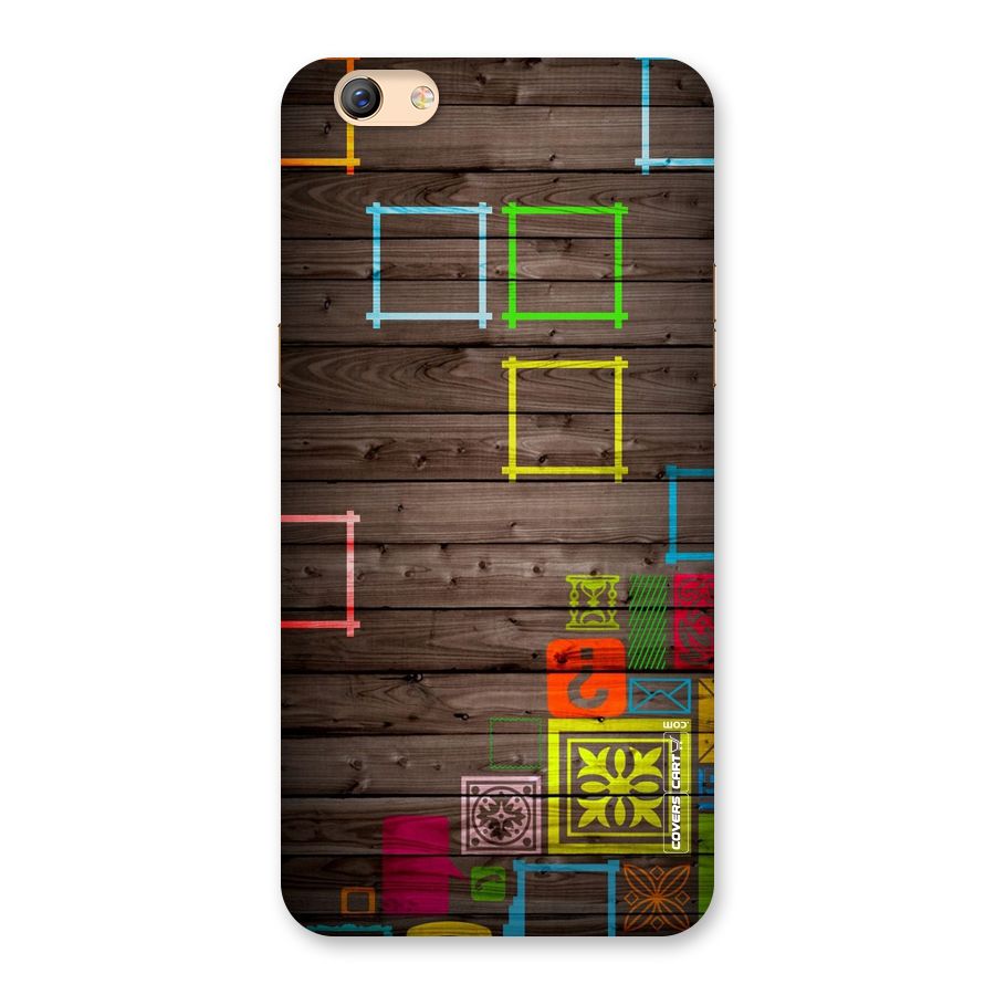 Multicolor Frame Design Back Case for Oppo F3 Plus