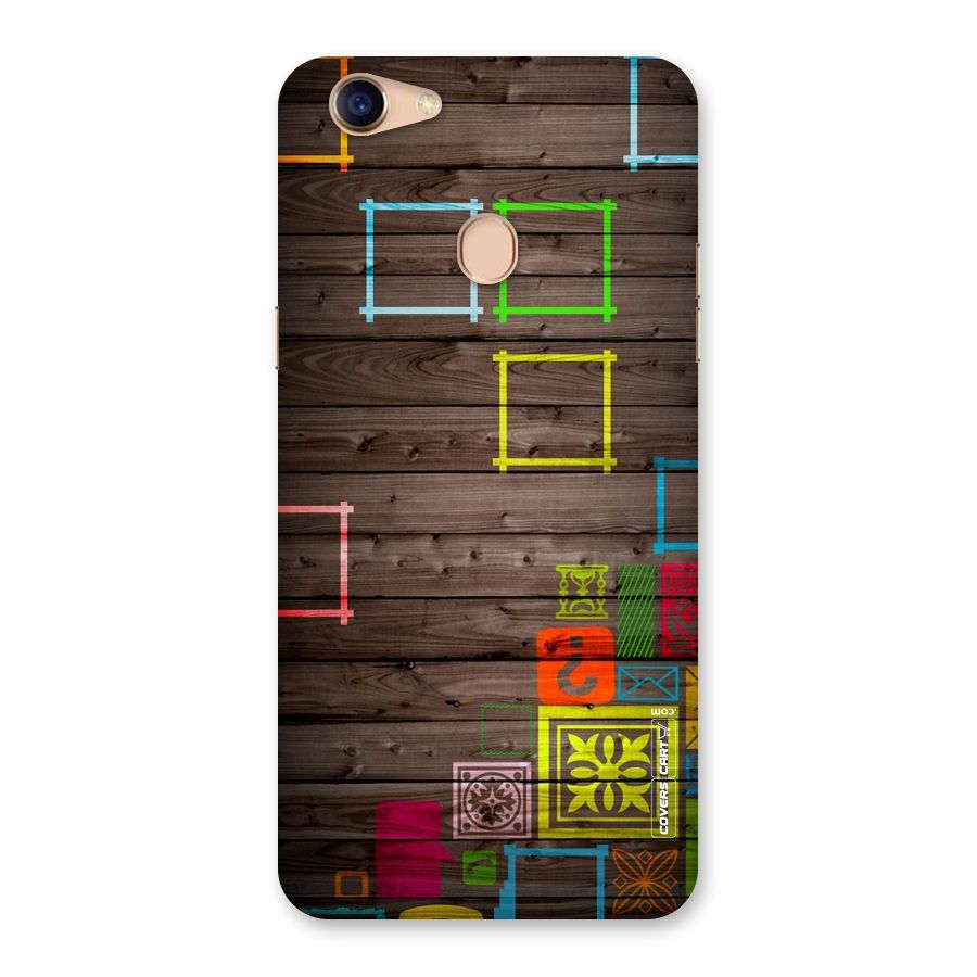 Multicolor Frame Design Back Case for Oppo F5