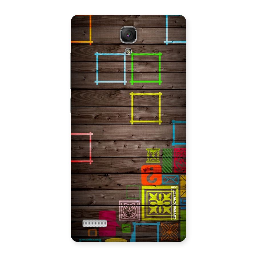 Multicolor Frame Design Back Case for Redmi Note