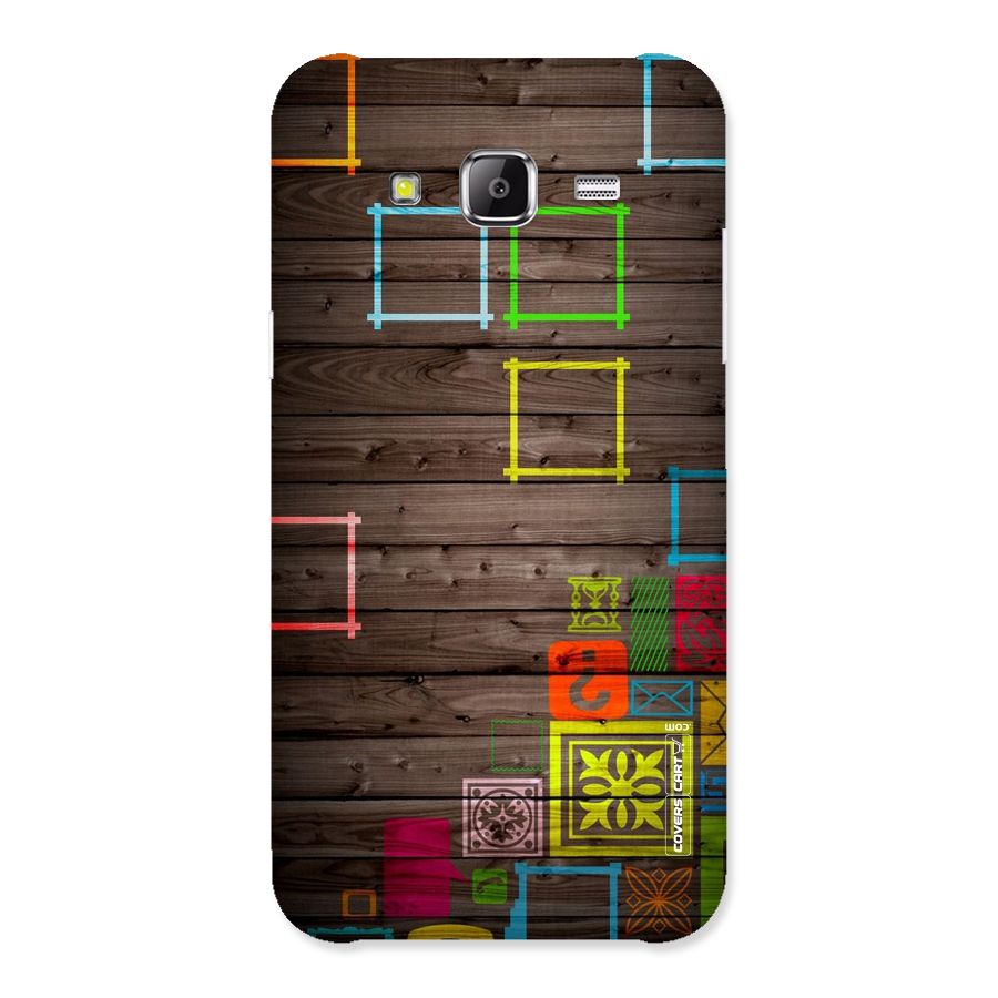 Multicolor Frame Design Back Case for Samsung Galaxy J5