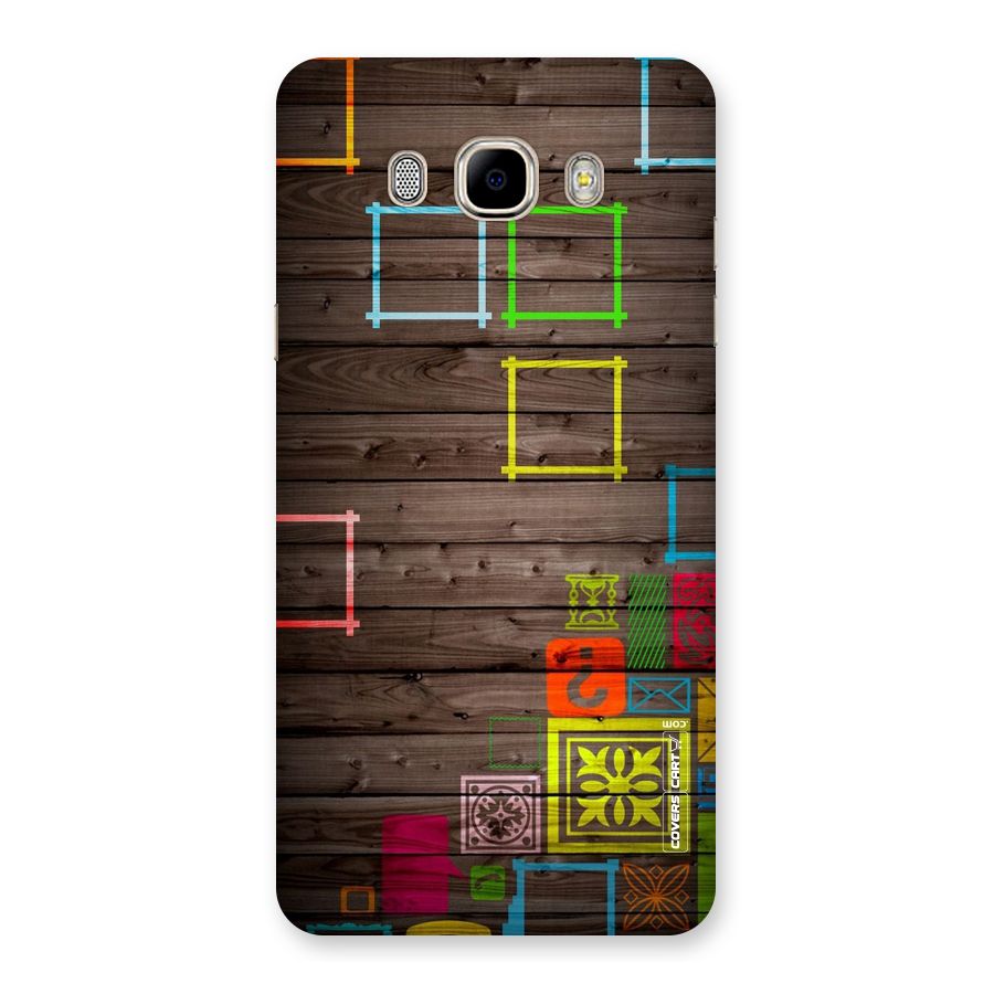 Multicolor Frame Design Back Case for Samsung Galaxy J7 2016