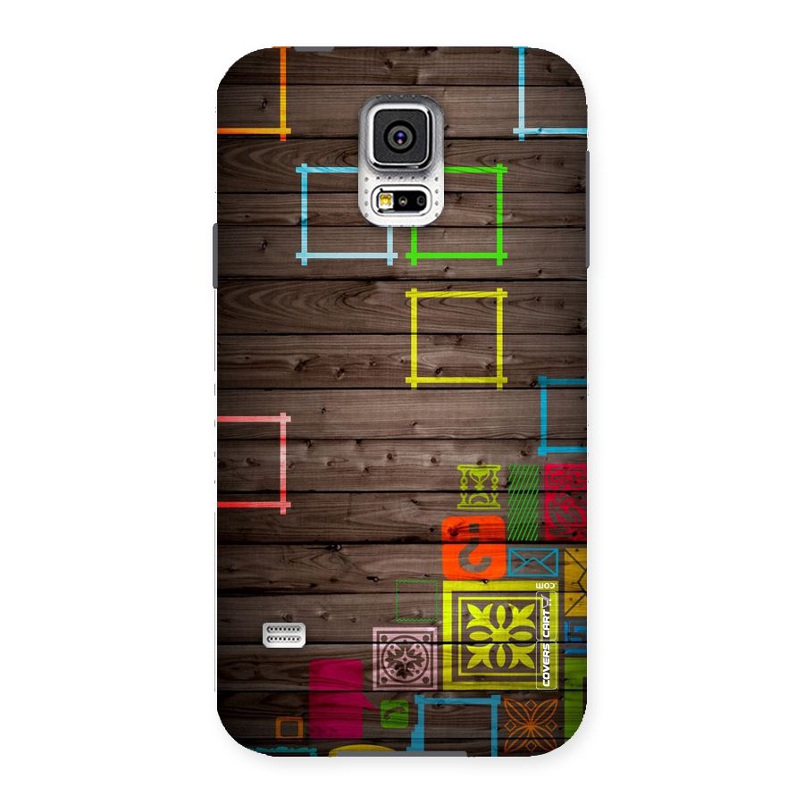 Multicolor Frame Design Back Case for Samsung Galaxy S5