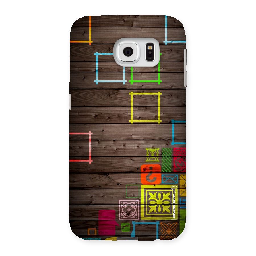 Multicolor Frame Design Back Case for Samsung Galaxy S6