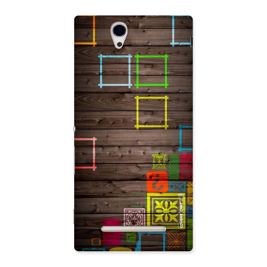 Multicolor Frame Design Back Case for Sony Xperia C3