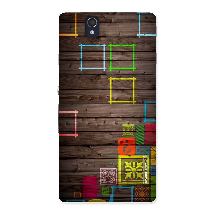Multicolor Frame Design Back Case for Sony Xperia Z