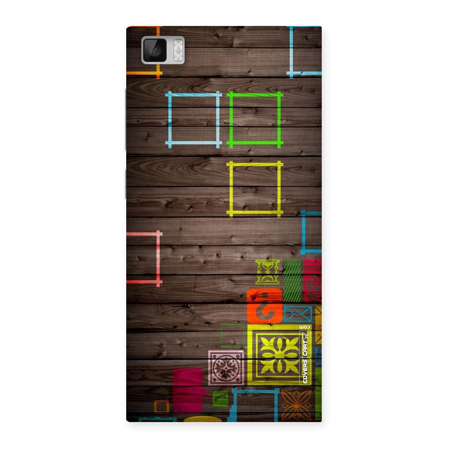Multicolor Frame Design Back Case for Xiaomi Mi3