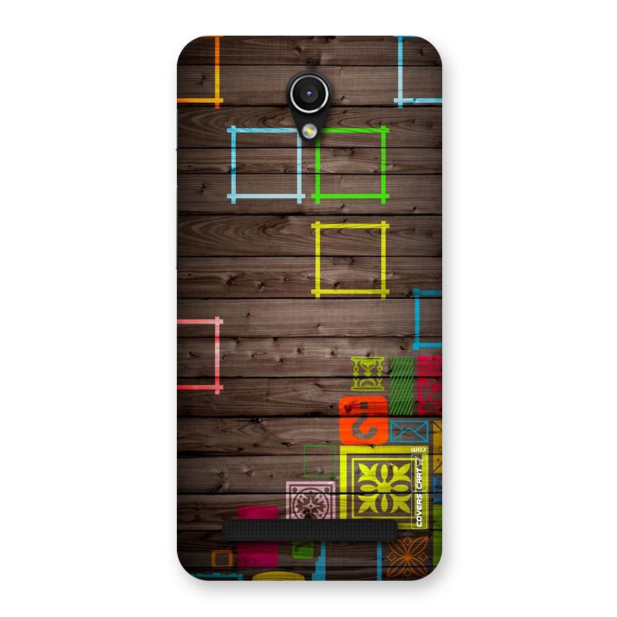 Multicolor Frame Design Back Case for Zenfone Go