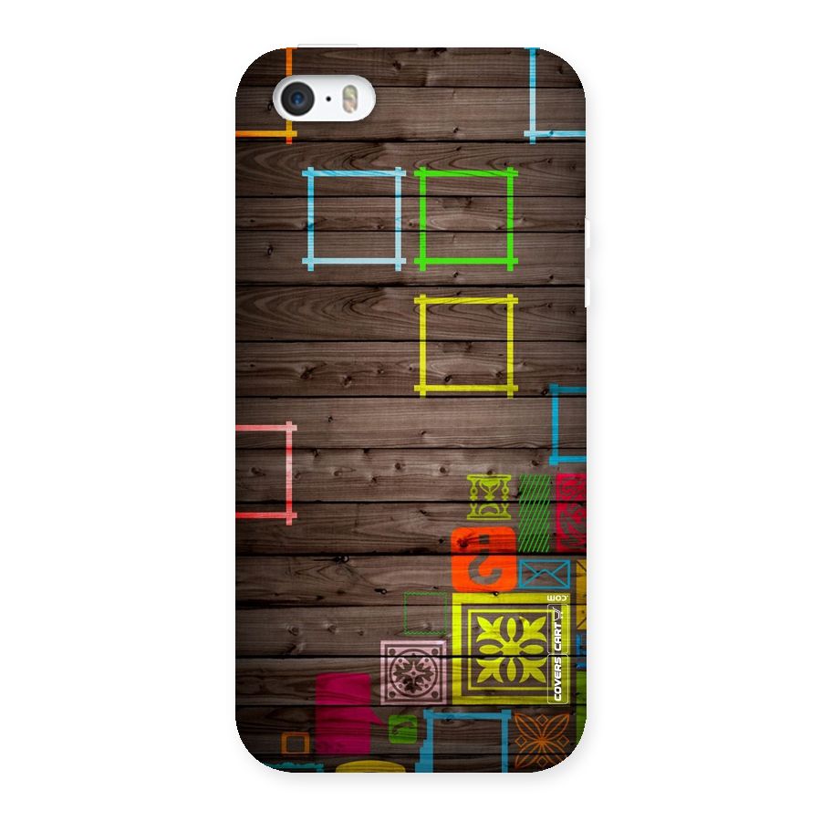 Multicolor Frame Design Back Case for iPhone 5 5S