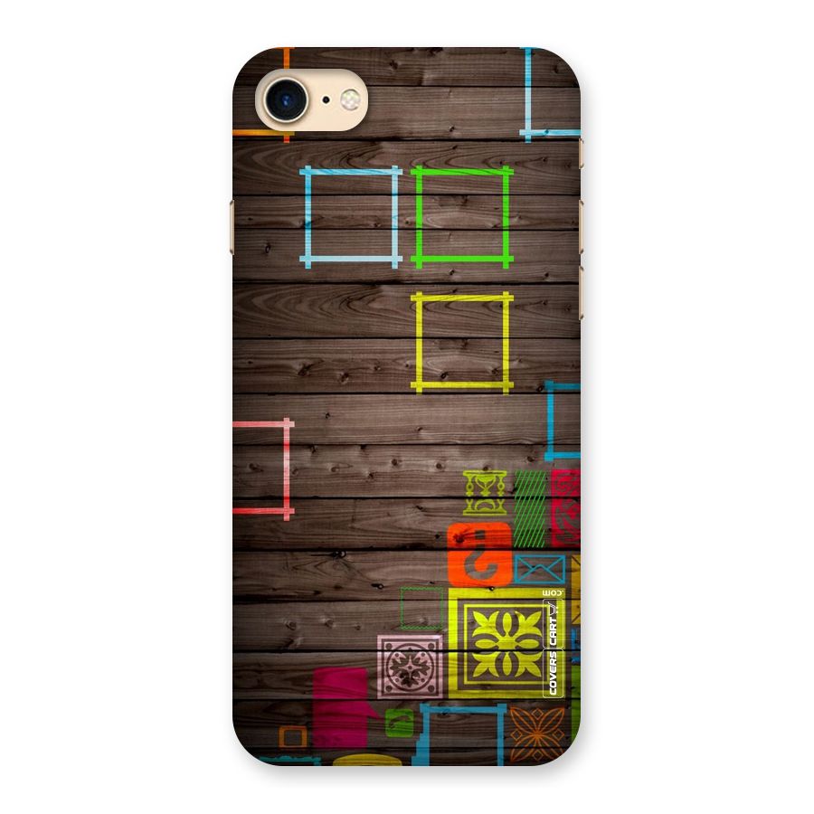 Multicolor Frame Design Back Case for iPhone 7