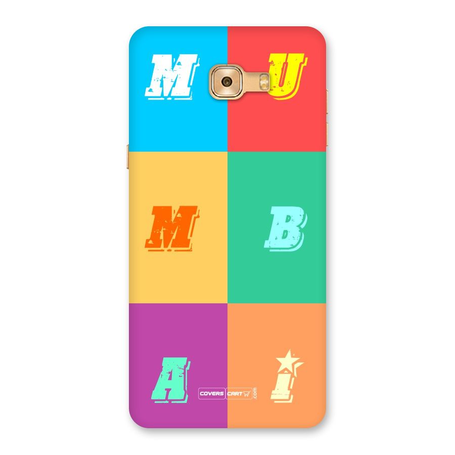 Mumbai Alphabets Back Case for Galaxy C9 Pro