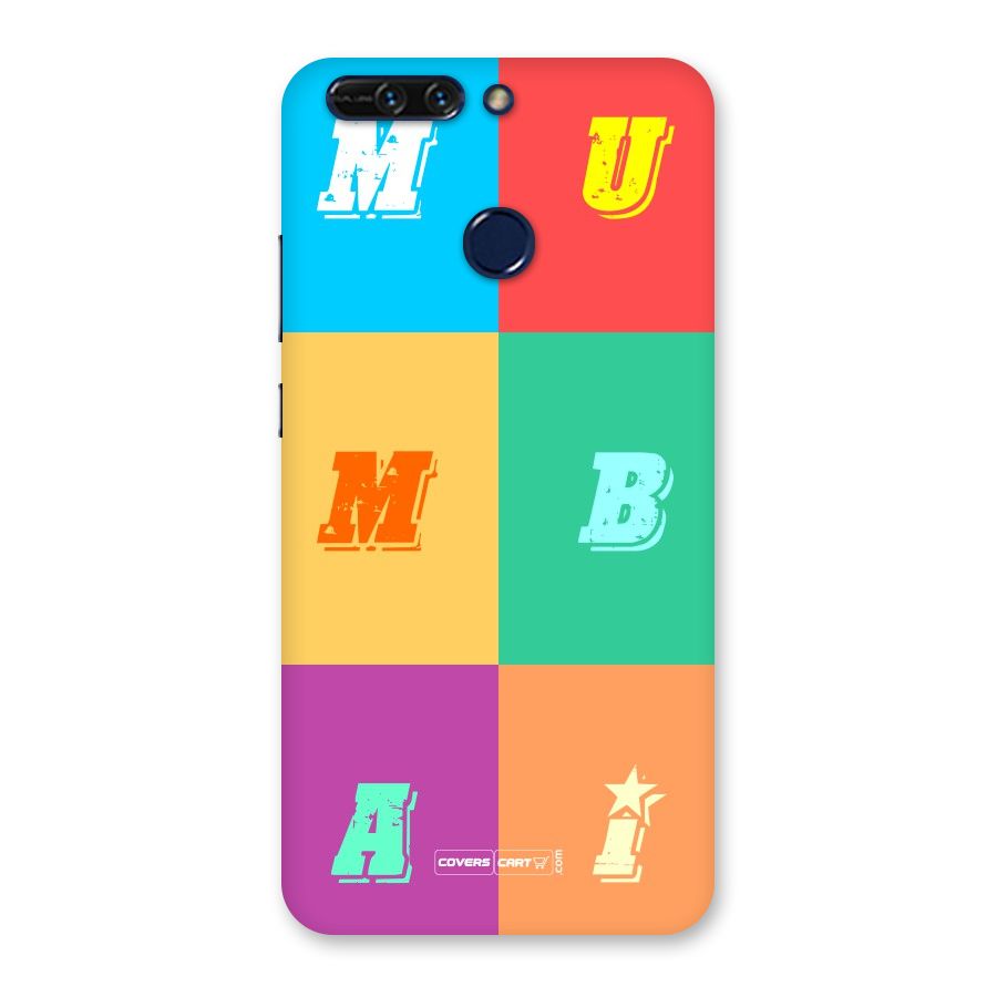 Mumbai Alphabets Back Case for Honor 8 Pro