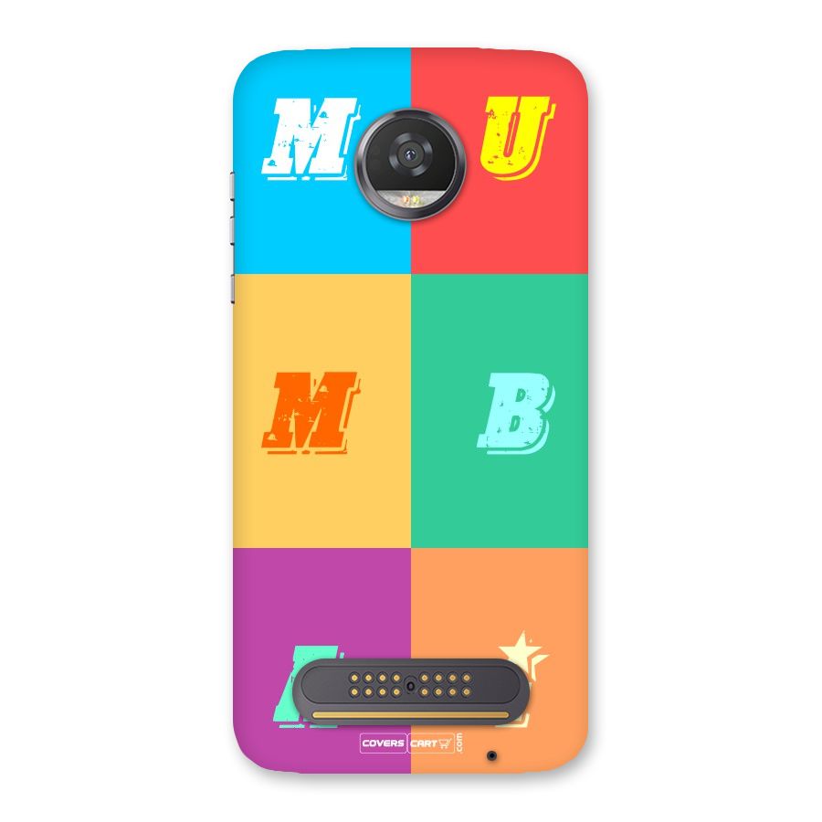 Mumbai Alphabets Back Case for Moto Z2 Play