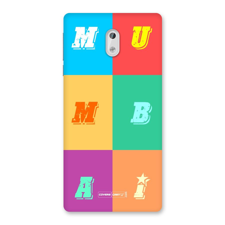 Mumbai Alphabets Back Case for Nokia 3