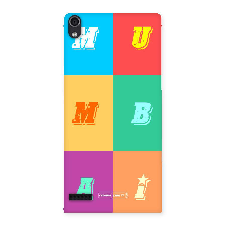 Mumbai Alphabets Back Case for Ascend P6