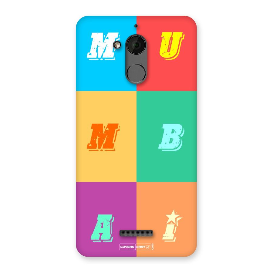 Mumbai Alphabets Back Case for Coolpad Note 5