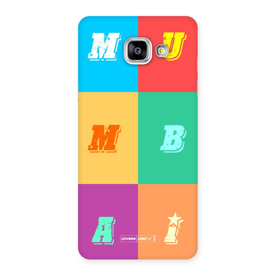 Mumbai Alphabets Back Case for Galaxy A5 2016