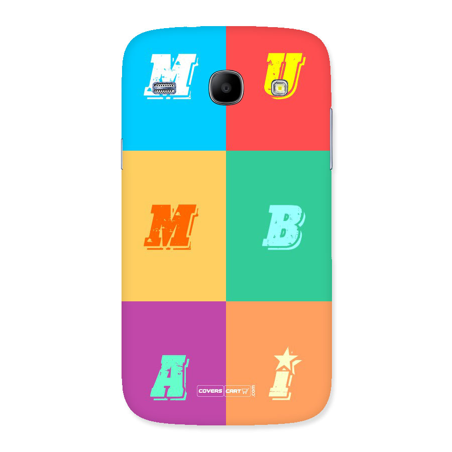 Mumbai Alphabets Back Case for Galaxy Core