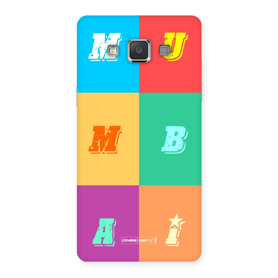 Mumbai Alphabets Back Case for Galaxy Grand 3