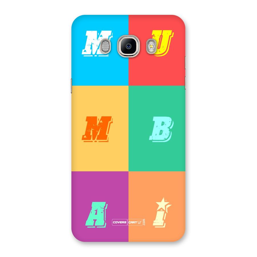 Mumbai Alphabets Back Case for Galaxy On8