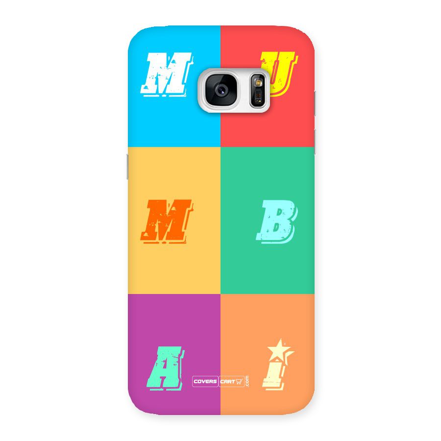 Mumbai Alphabets Back Case for Galaxy S7 Edge
