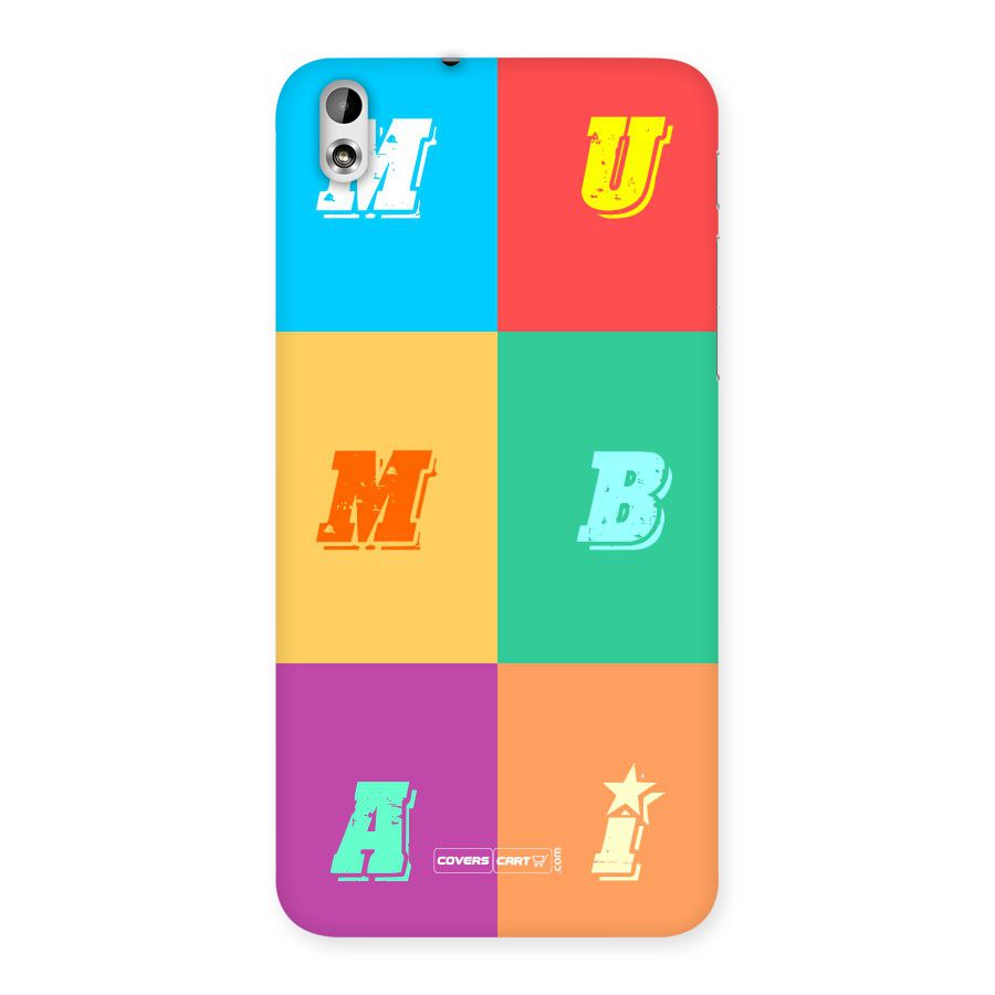 Mumbai Alphabets Back Case for HTC Desire 816g