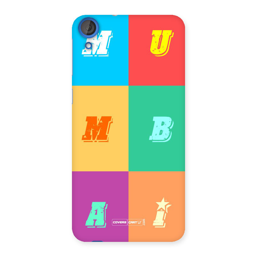 Mumbai Alphabets Back Case for HTC Desire 820