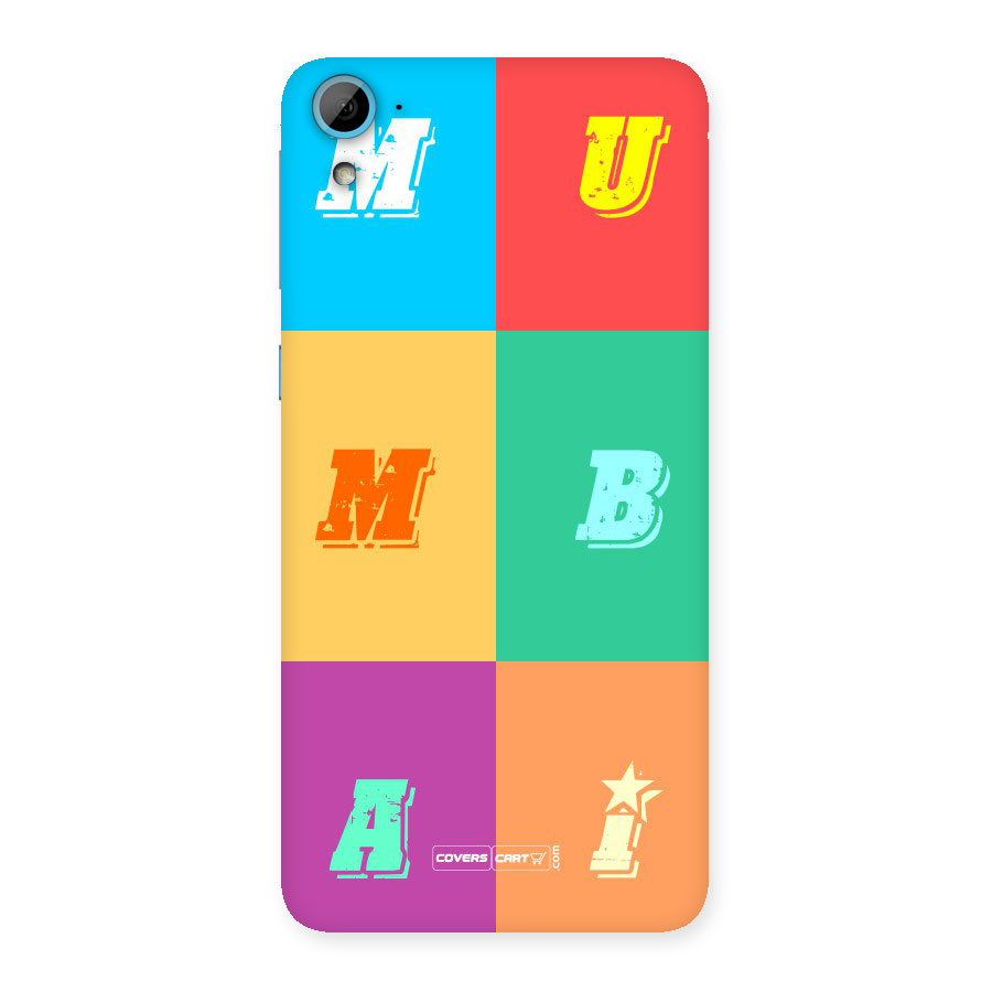 Mumbai Alphabets Back Case for HTC Desire 826