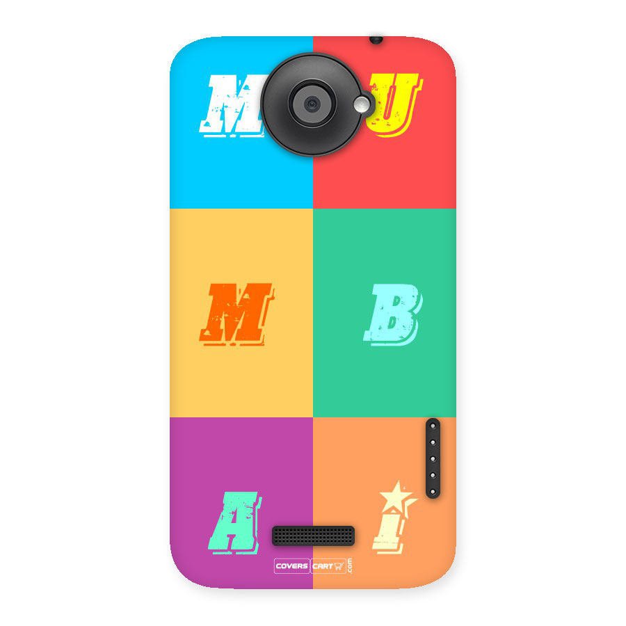 Mumbai Alphabets Back Case for HTC One X