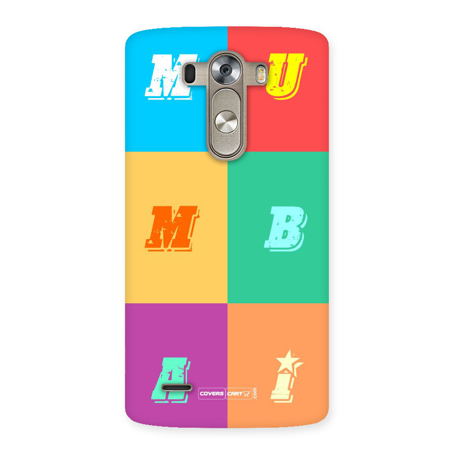 Mumbai Alphabets Back Case for LG G3