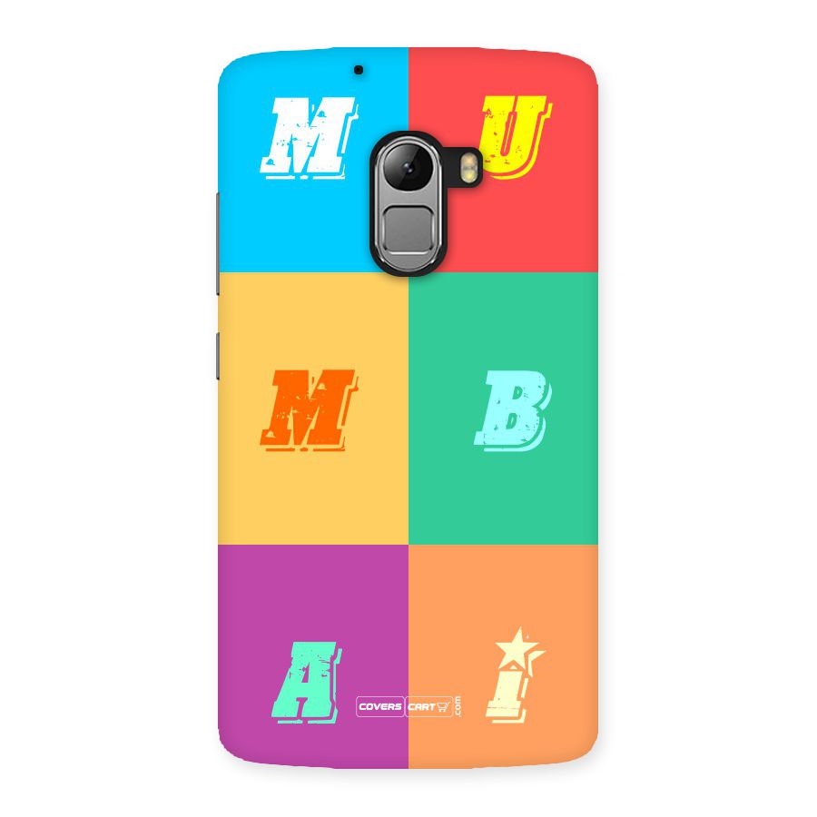 Mumbai Alphabets Back Case for Lenovo K4 Note