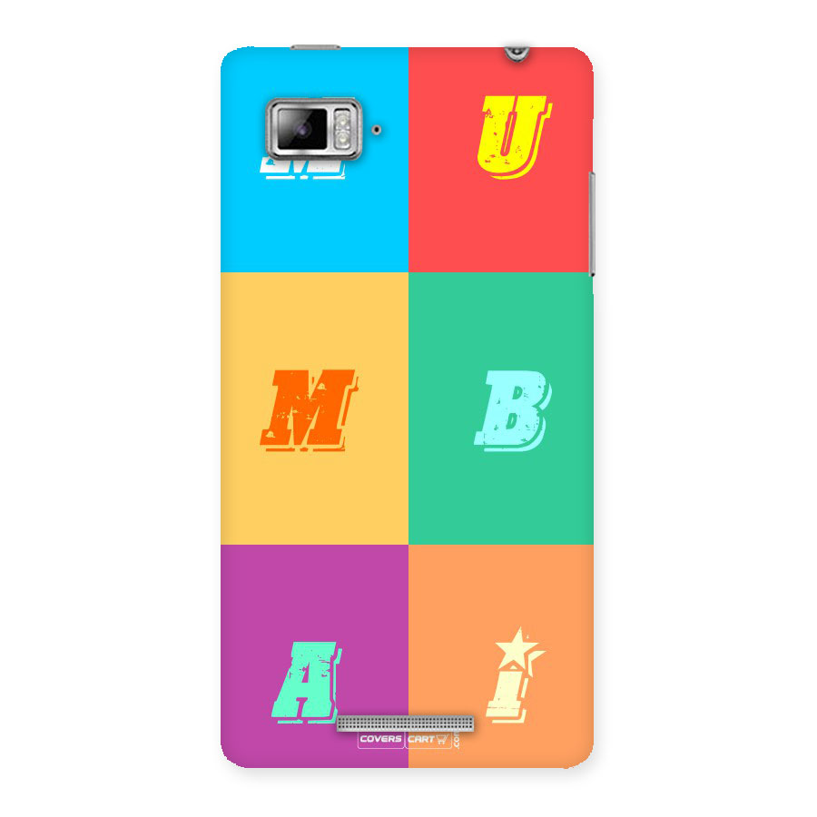 Mumbai Alphabets Back Case for Lenovo Vibe Z K910