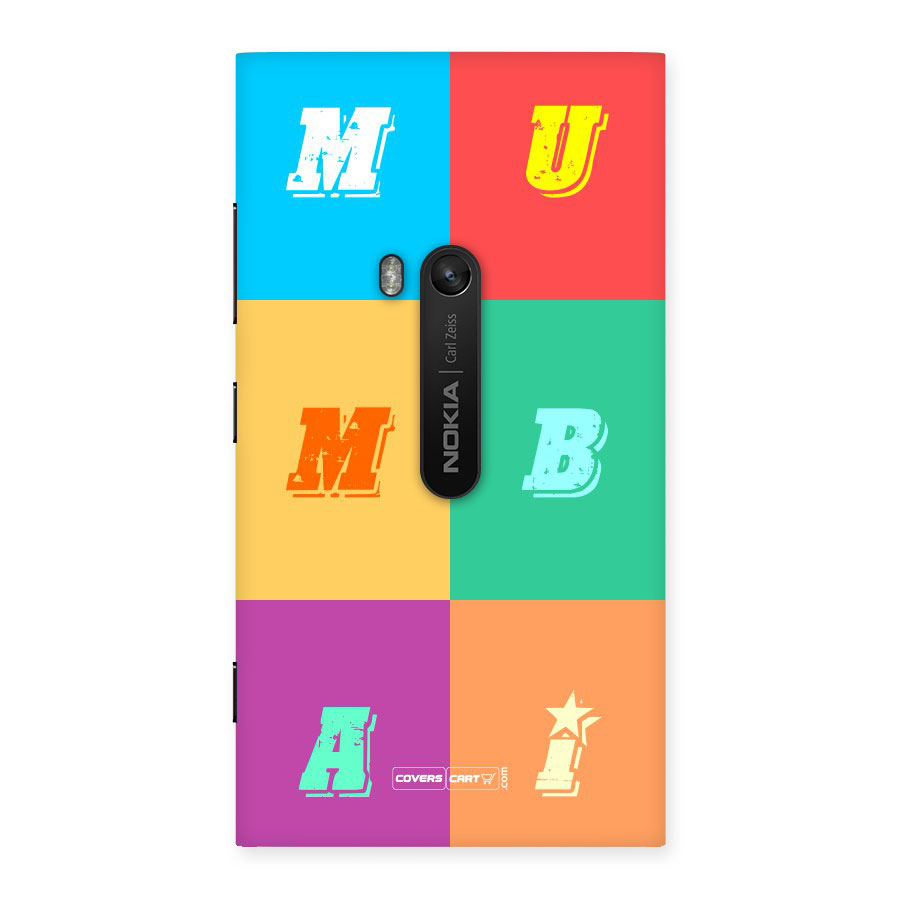 Mumbai Alphabets Back Case for Lumia 920