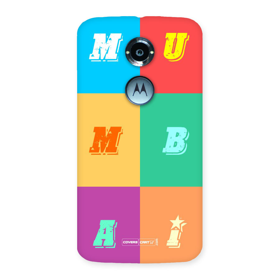 Mumbai Alphabets Back Case for Moto X 2nd Gen