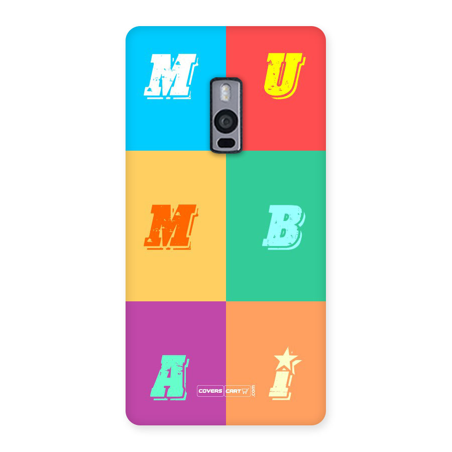 Mumbai Alphabets Back Case for OnePlus Two