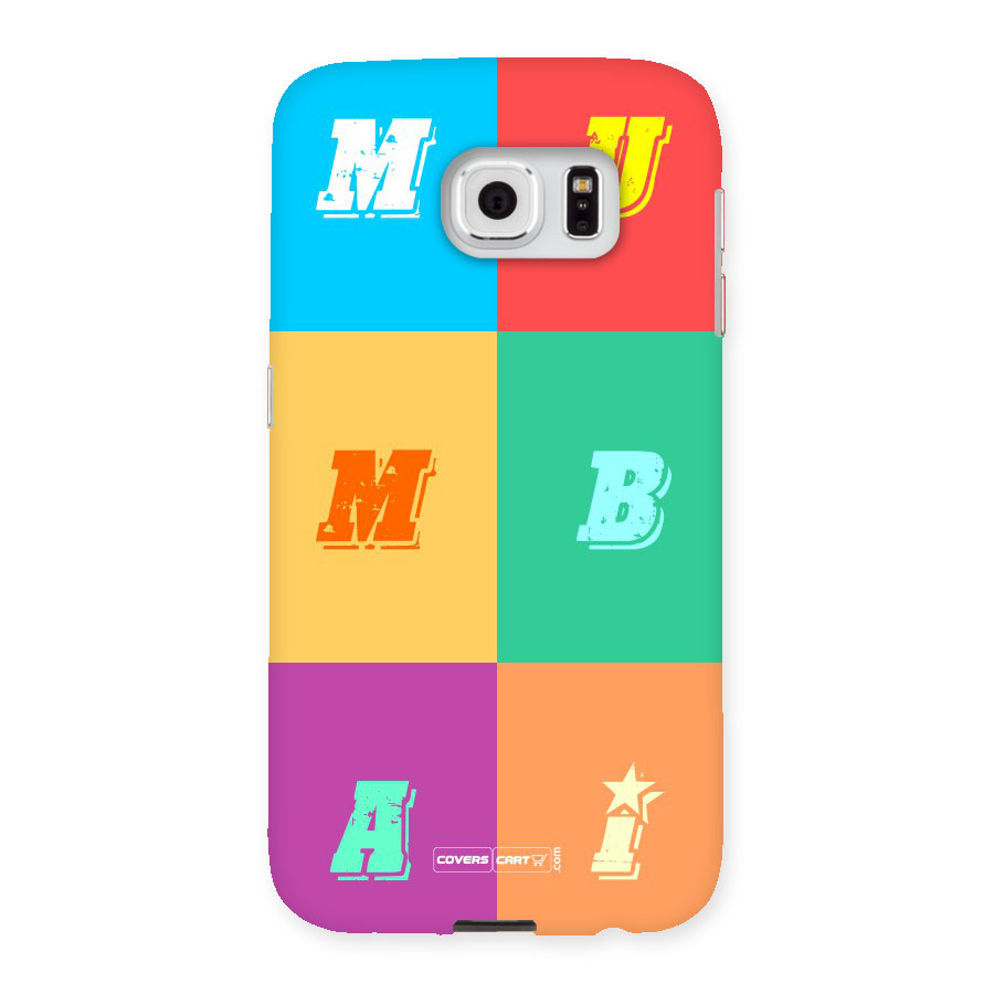 Mumbai Alphabets Back Case for Samsung Galaxy S6