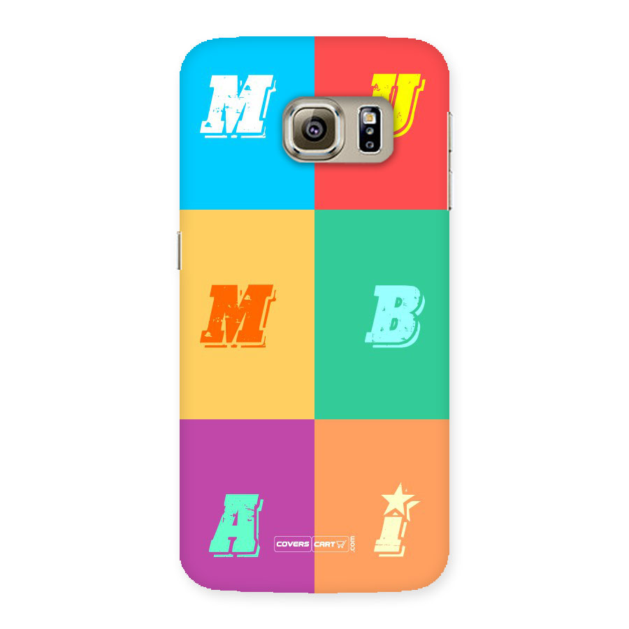 Mumbai Alphabets Back Case for Samsung Galaxy S6 Edge