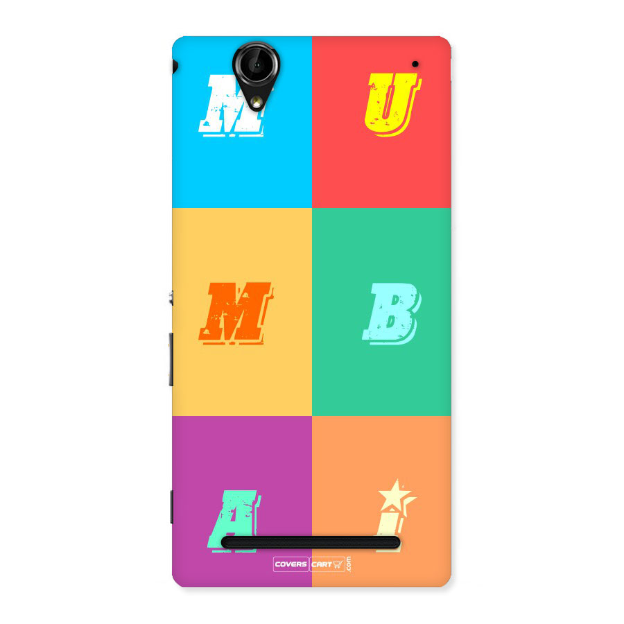Mumbai Alphabets Back Case for Sony Xperia T2