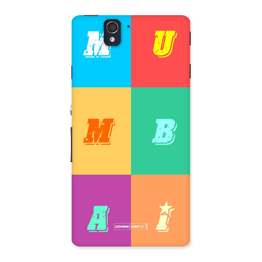 Mumbai Alphabets Back Case for Sony Xperia Z