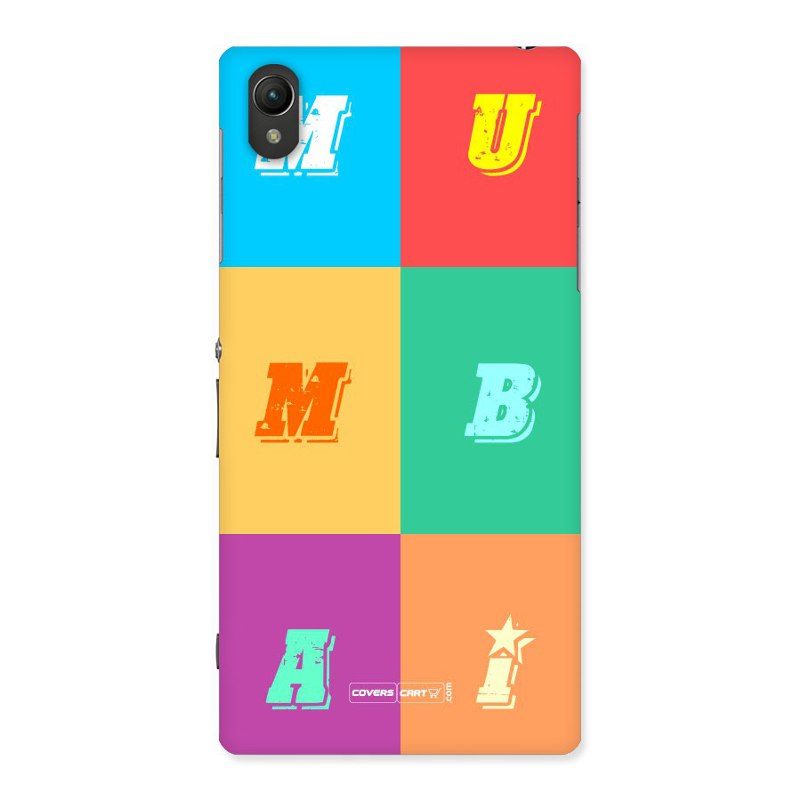 Mumbai Alphabets Back Case for Sony Xperia Z1